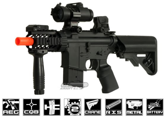 AGM MP039 M4 CQB RIS Compact AEG Airsoft Rifle ( Black ) AGM MP039 M4 CQB RIS Compact AEG Airsoft Rifle ( Black )