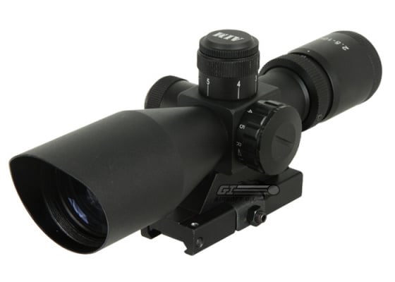 AIM Sports 2.5-10x40 QD Scope ( Cut Sunshade & Red / Green P4 Sniper Reticle ) AIM Sports 2.5-10x40 QD Scope ( Cut Sunshade & Red / Green P4 Sniper Reticle )