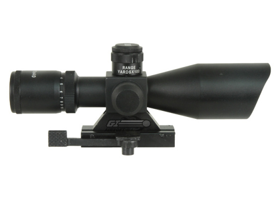 AIM Sports 2.5-10x40 QD Scope ( Cut Sunshade & Red / Green P4 Sniper Reticle ) AIM Sports 2.5-10x40 QD Scope ( Cut Sunshade & Red / Green P4 Sniper Reticle )