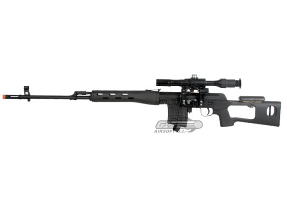 A&K Dragonov SVD Spring Sniper Airsoft Rifle ( Black ) A&K Dragonov SVD Spring Sniper Airsoft Rifle ( Black )