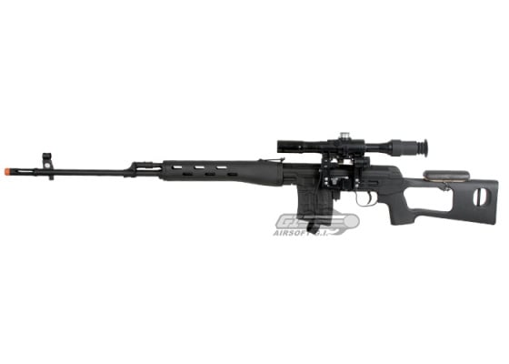 A&K Dragonov SVD Spring Sniper Airsoft Rifle ( Black )