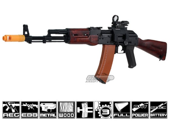 APS Full Metal / Real Wood AK-74 Electric BlowBack AEG Airsoft Gun APS Full Metal / Real Wood AK-74 Electric BlowBack AEG Airsoft Gun