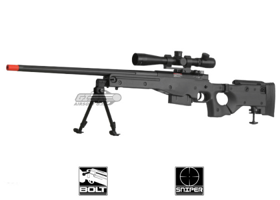 *Discontinued*ARES Full Metal AW-338 Gas Powered Bolt Action Sniper Airsoft Rifle ( Black / CNC Edition )