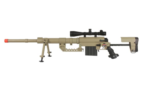 Ares M200 Bolt Action Spring Sniper / Gas Airsoft Rifle ( Tan )