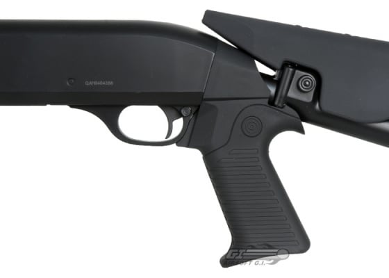 Bravo B28C 3 Burst Retractable Stock Spring Airsoft Shotgun ( Black ) Bravo B28C 3 Burst Retractable Stock Spring Airsoft Shotgun ( Black )