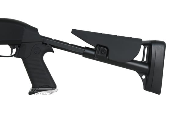 Bravo B28C 3 Burst Retractable Stock Spring Airsoft Shotgun ( Black )