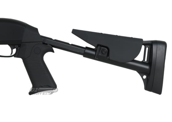 Bravo B28C 3 Burst Retractable Stock Spring Airsoft Shotgun ( Black ) Bravo B28C 3 Burst Retractable Stock Spring Airsoft Shotgun ( Black )