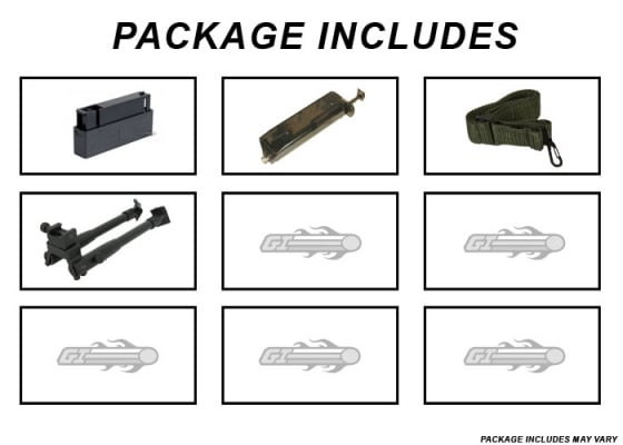 Bravo MK98 Bolt Action Sniper Airsoft Rifle w/ Bipod ( Black ) Bravo MK98 Bolt Action Sniper Airsoft Rifle w/ Bipod ( Black )