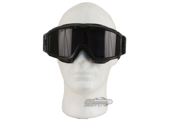 Bobster Alpha Ballistic Goggles w/ 2 Anti-Fog Lenses ( Black )