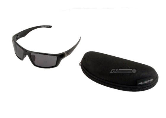 Bobster Whiskey Ballistics Sunglasses w/ Anti-Fog Smoke Lens ( Black )