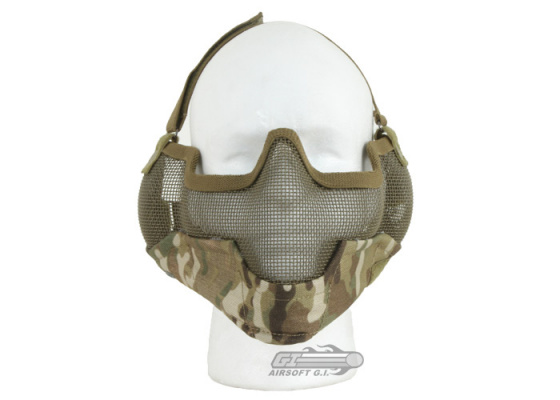 Bravo V2 Strike Metal Mesh Lower Face Mask ( Multicam )