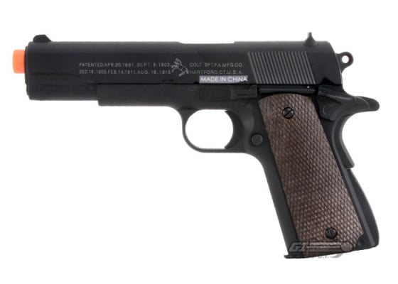 Colt Full Metal 1911-A1 Military Spring Airsoft Pistol Licensed by Cybergun