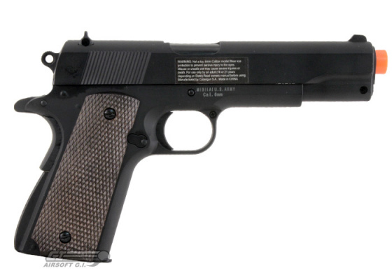 Colt Full Metal 1911-A1 Military Spring Airsoft Pistol Licensed by Cybergun