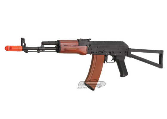 JG JG1010 AK74S Blowback AEG Airsoft Rifle ( Wood )