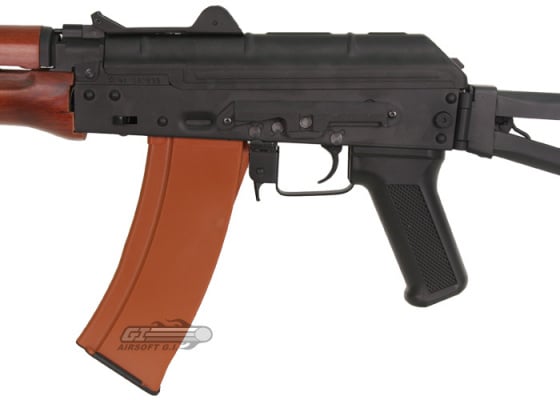 JG JG1011 AKS74UN Carbine Blowback AEG Airsoft Rifle ( Wood )