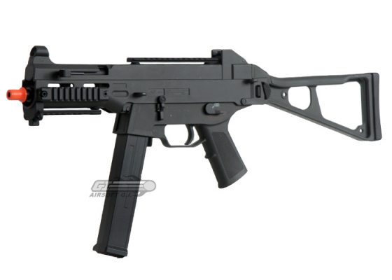 Double Eagle Full Metal Gearbox Tactical SMG-45 Airsoft AEG Rifle ( Black )