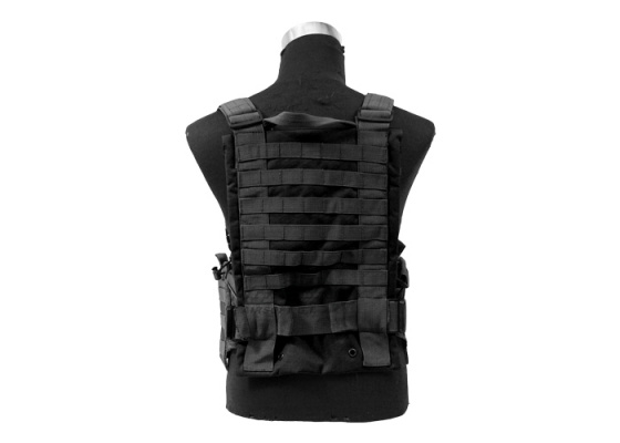 Defcon 600 Denier Modular Pouch Plate Carrier ( Black )