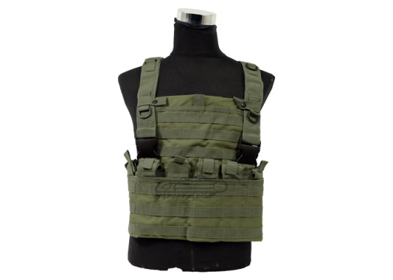 Defcon 600 Denier Modular Pouch Plate Carrier ( OD Green )