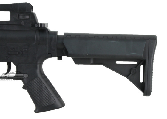 UK Arms M-16B M4 RIS Carbine Spring Airsoft Rifle ( Black )