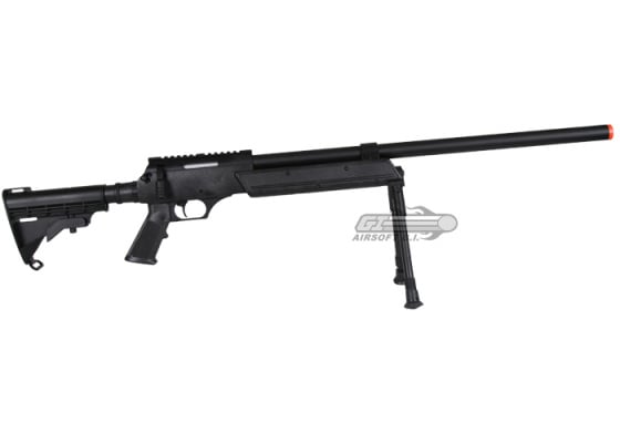 Echo 1 ASR Bolt Action Spring Sniper Airsoft Rifle ( Black )