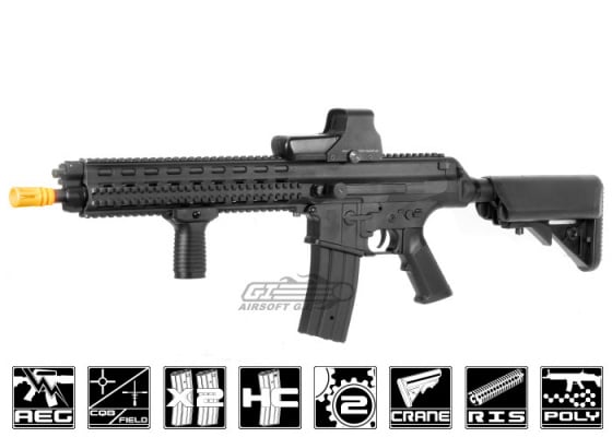 Echo 1 Robinson Armament XCR-L Long AEG Airsoft Rifle ( Black )