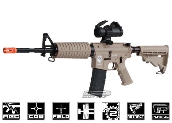 G&G Combat Machine CM16 Carbine Blowback AEG Airsoft Rifle ( Tan ) G&G Combat Machine CM16 Carbine Blowback AEG Airsoft Rifle ( Tan )