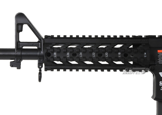 G&G Combat Machine GC16 Raider-L M4 Carbine AEG Airsoft Rifle Battery & Charger Package ( Black )