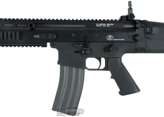 FN Herstal Full Metal SCAR CQC Carbine AEG Airsoft Rifle by G&G  ( Black )