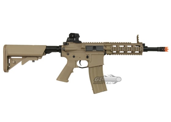 G&G Combat Machine GR16 Rush Blowback M4 Carbine AEG Airsoft Rifle ( Tan )