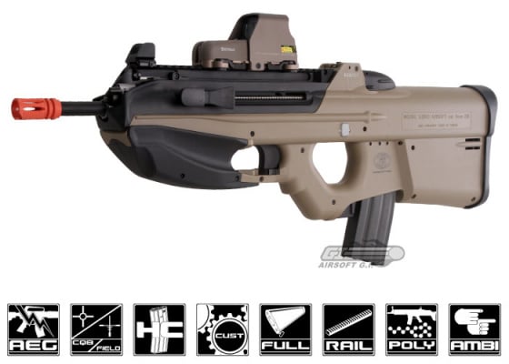 FN Herstal F2000 Airsoft Gun ( Dark Earth / Licensed by Cybergun ) FN Herstal F2000 Airsoft Gun ( Dark Earth / Licensed by Cybergun )