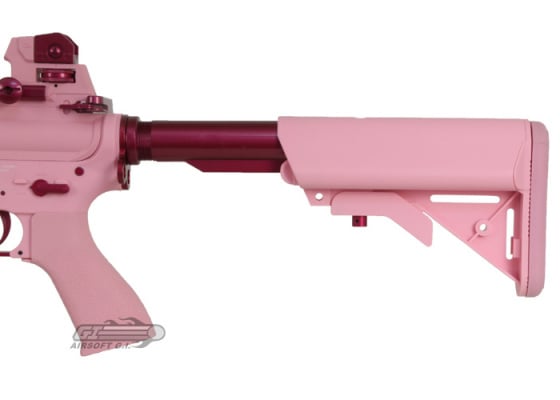 (Discontinued) G&G Femme Fatale15 M4 Raider w/ Polymer RIS AEG Airsoft Rifle ( Pink/ CQB )