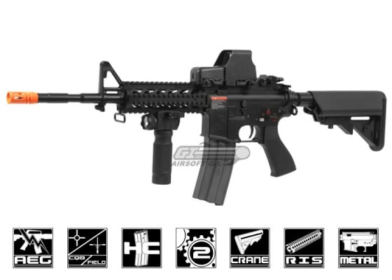 G&G Combat Machine GC16 Raider L M4 Carbine AEG Airsoft Rifle ( Black )