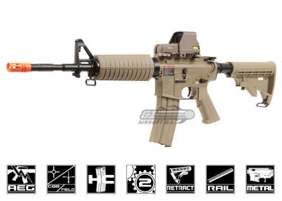 G&G Combat Machine GC16 DST M4 Carbine AEG Airsoft Rifle ( Tan )