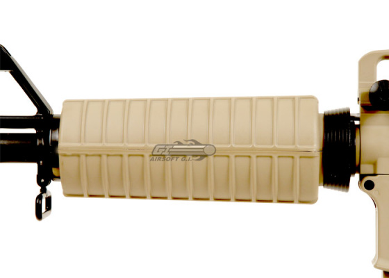 G&G GR16 Light DST Plastic M4 Carbine AEG Airsoft Rifle Battery & Charger Package ( Tan )