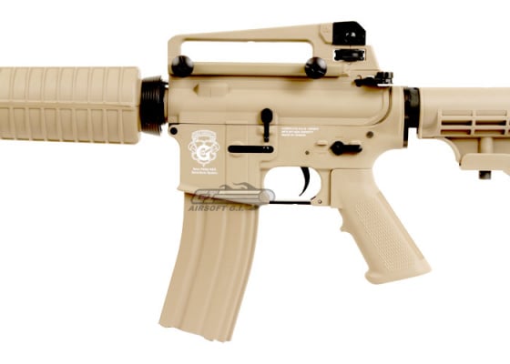 G&G GR16 Light DST Plastic M4 Carbine AEG Airsoft Rifle Battery & Charger Package ( Tan )