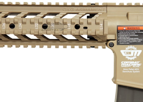 G&G Combat Machine CM16 Raider Carbine GBB Airsoft Rifle ( Tan )