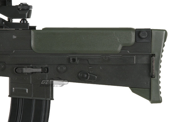 HFC L85 A1 with Scope Carbine Spring Airsoft Rifle ( Black / OD Green )