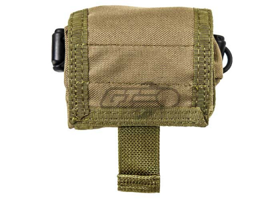 HSS Roll Up Dump Pouch Belt Mounted ( Tan )