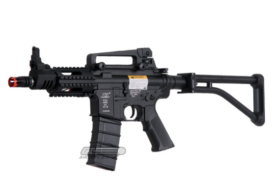 ICS M4 CQB AEG Airsoft Rifle w/ Folding Skeleton Stock ( Black )