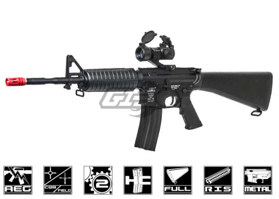 ICS M4 Full Stock Carbine AEG Airsoft Rifle ( Black )