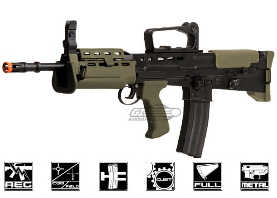 ICS L85 A2 Carbine AEG Airsoft Rifle ( OD Green / Black )