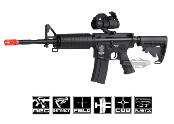 (Discontinued) Smith & Wesson M4 Carbine Airsoft Rifle (Plastic Sportline)