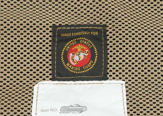 USMC Licensed Plate Carrier ( Coyote Brown / Tactical Vest )