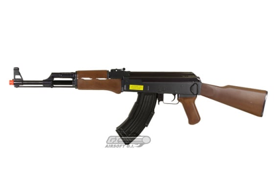 JG AK47 Carbine AEG Airsoft Rifle ( Black / Imitation Wood )