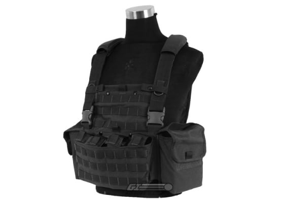 J-Tech 1000D Cordura CP-6 Combat MPS Chest Rig ( Black / Tactical Vest  )