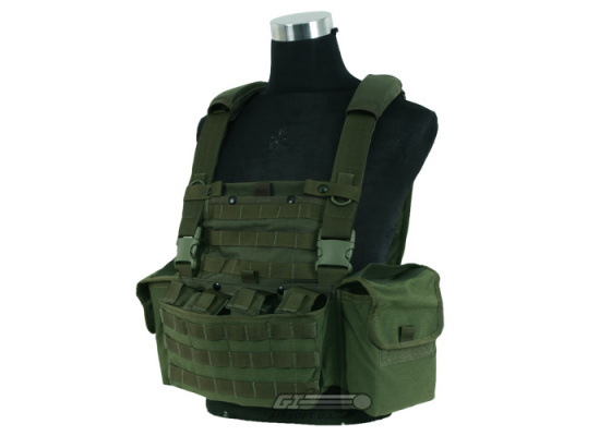 J-Tech CP-6 Combat MPS Chest Rig ( OD Green )