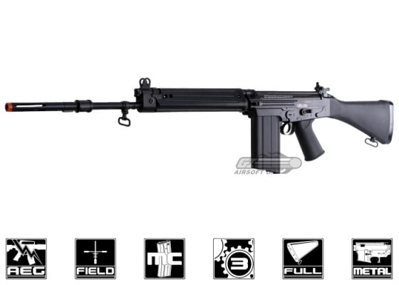 King Arms Full Metal FN Herstal FAL AEG Airsoft Gun King Arms Full Metal FN Herstal FAL AEG Airsoft Gun