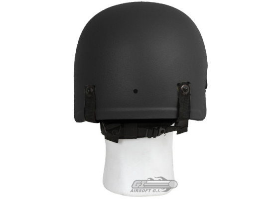 King Arms Mil-Force Professional ( IBH ) Helmet w/ NVG Mount ( Black )