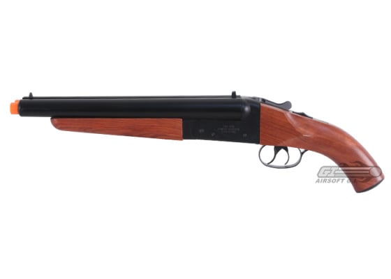 HS Double Barrel Gas Airsoft Shotgun ( Wood )