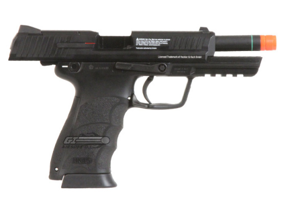 H&K HK45 GBB Airsoft Pistol By KWA ( Black )